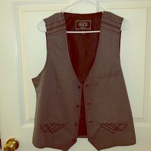 Buckle Black Vest